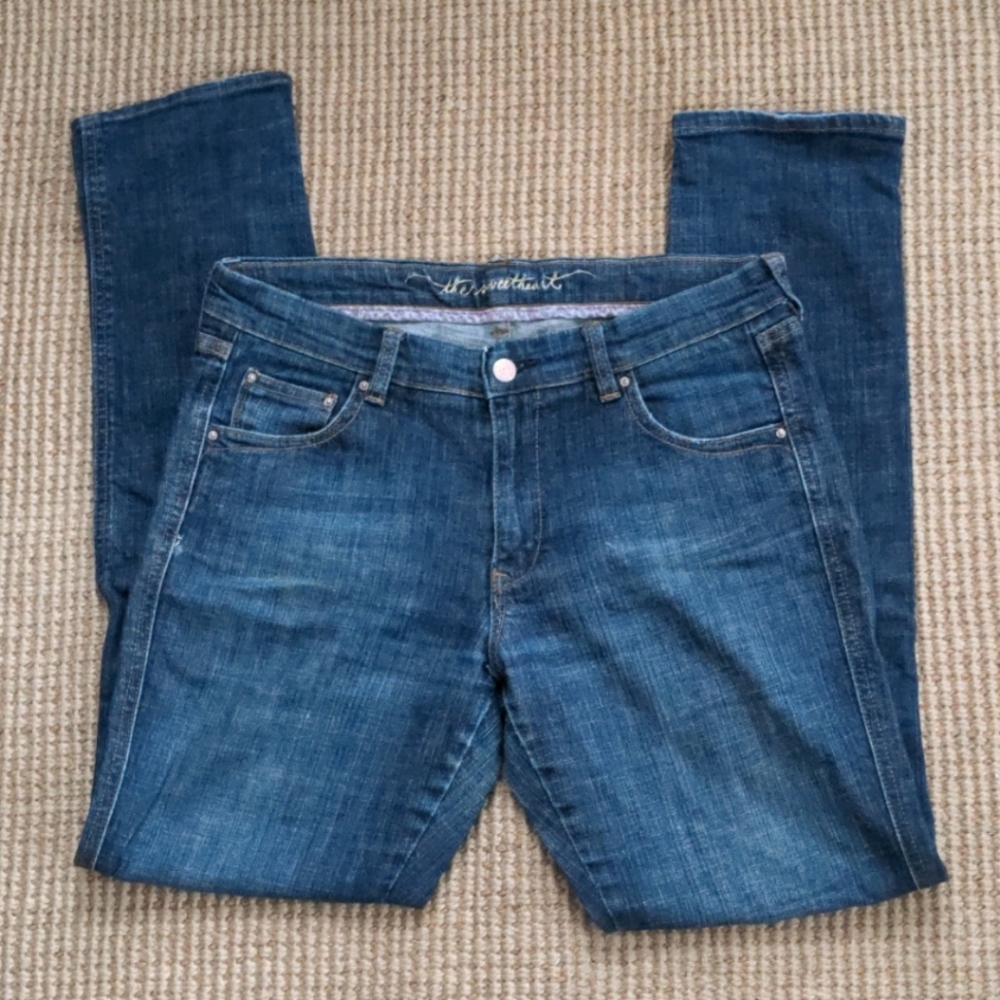 Retro styled skinny jeans